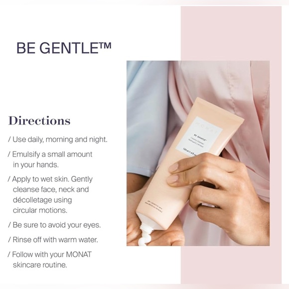 MONAT Be Gentle/ NWOT / Closed - No Box - Picture 6 of 6
